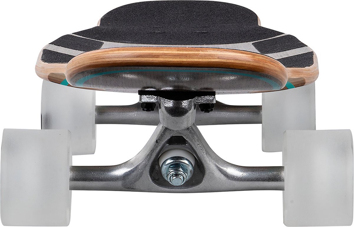 NKX Geometric Dancer Longboard 46 Walnut Green Longboard kopen online