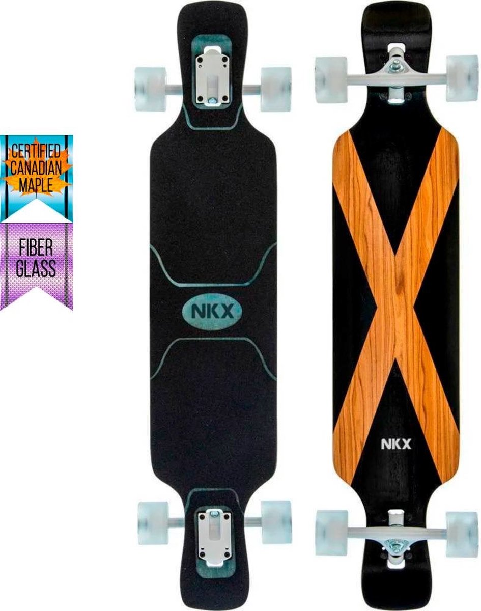 NKX Signature Flex1 longboard Olive 39,5 Longboard kopen online