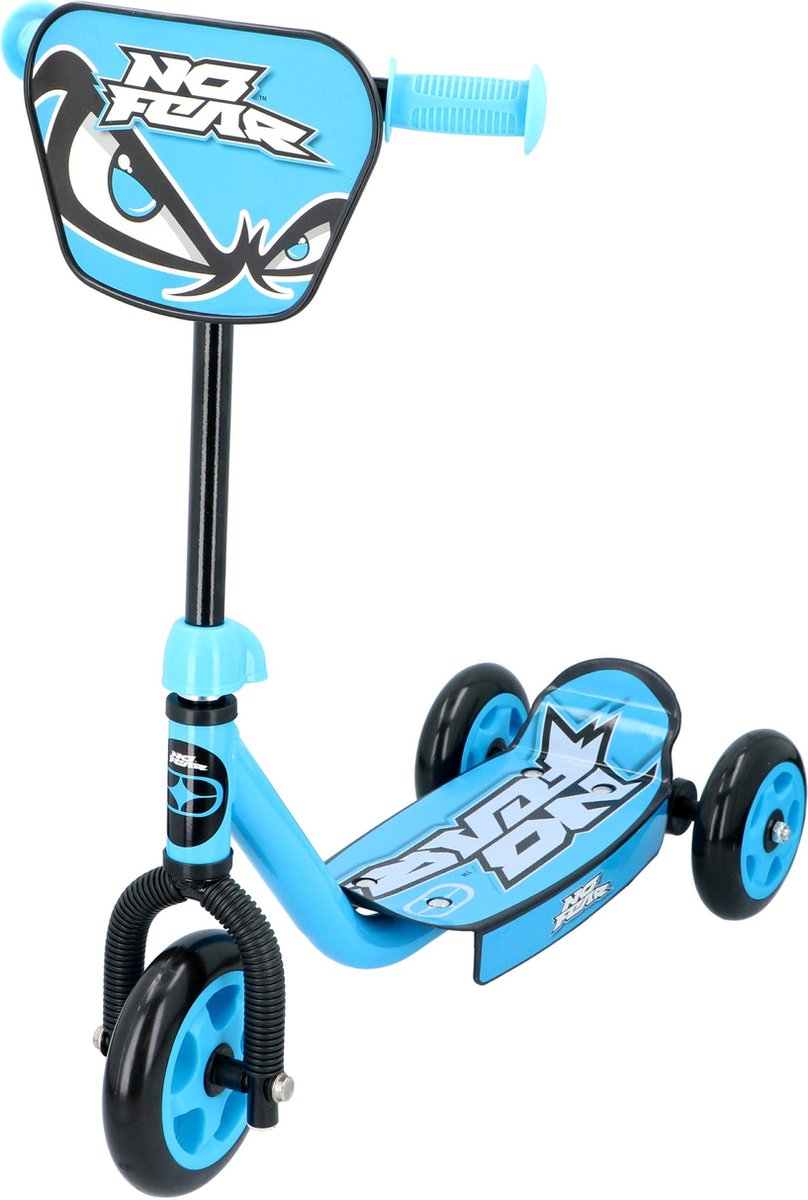 no fear kinderstep 3 wielen voor jongens en meisjes vanaf 3 jaar max 20 kg blauw