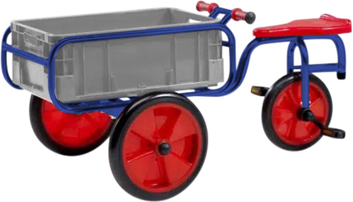 Okido Bakfiets Blauw Driewieler kopen online