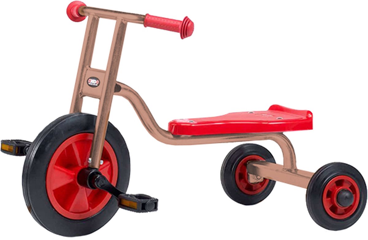 okido driewieler mini zithoogte 28 cm beige