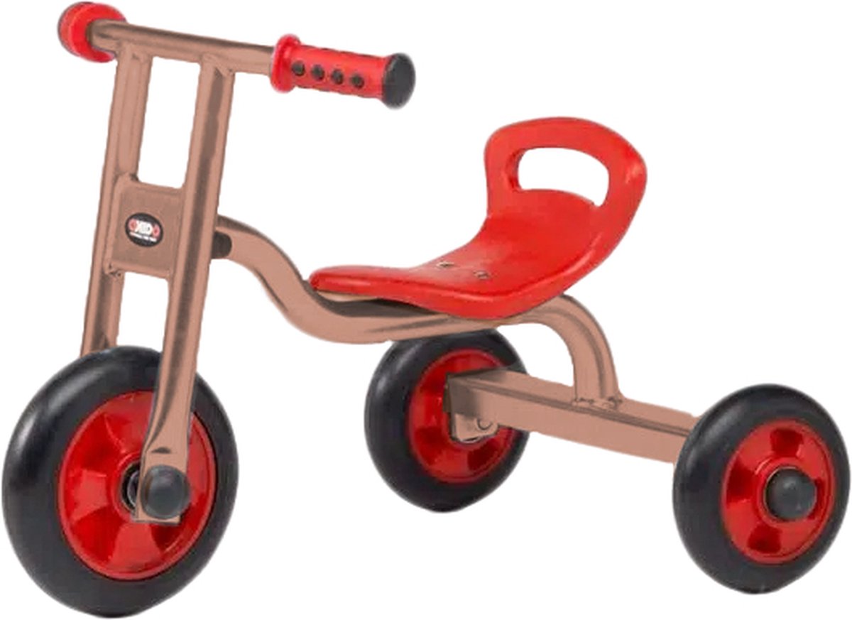 okido peuter loopdriewieler beige