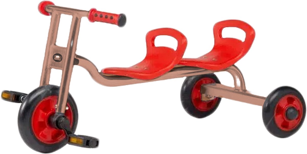 Okido Peuter Tandemfiets Beige Driewieler kopen online