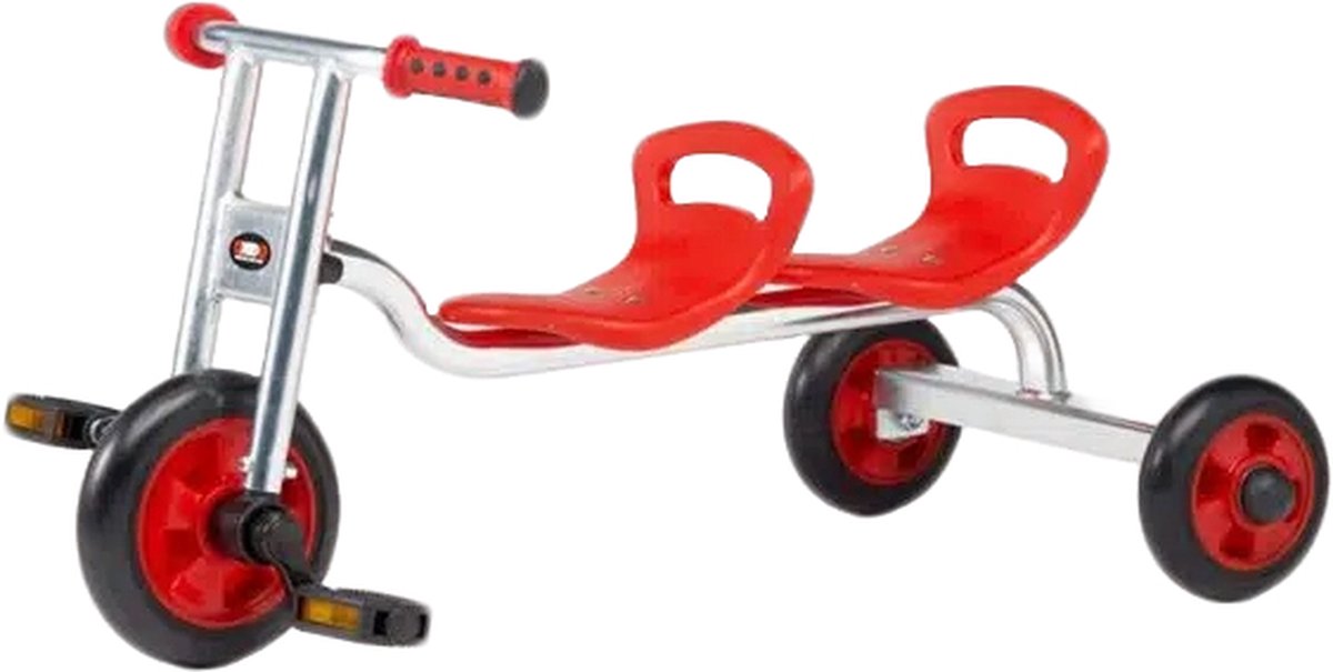 okido peuter tandemfiets geen coating