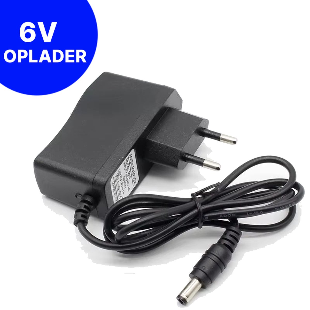 omidbikes 6v 1a dc adapter voor kindervoertuigen en speelgoed 5 5mm x 2 1mm