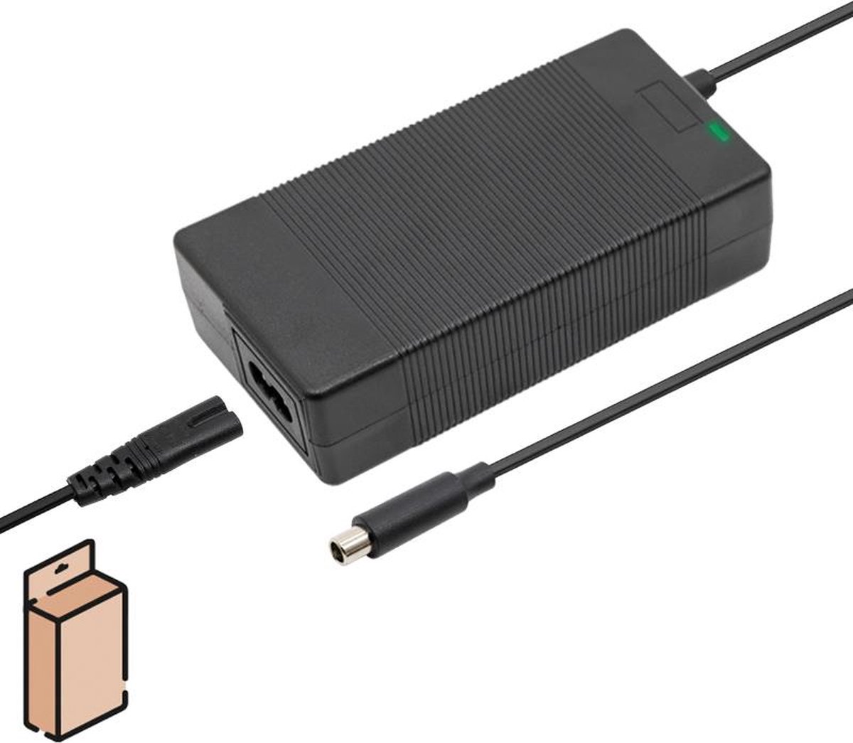 oplader adapter voor xiaomi elektrische step 42v 36v 2a 8mm connector