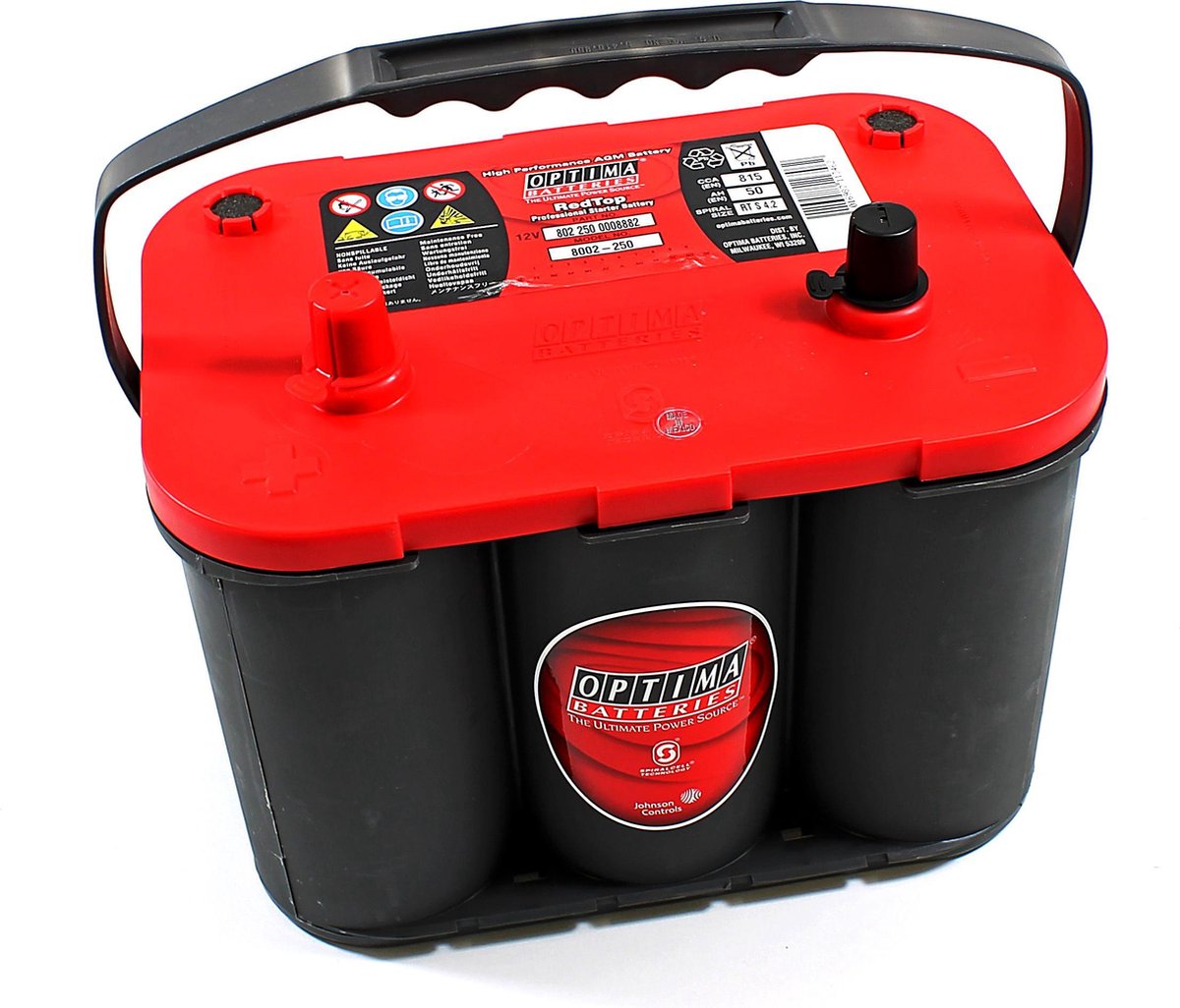 Optima RedTop RTS 4.2 12V 50Ah(C20) 815A (EN) Accuvoertuig kopen online