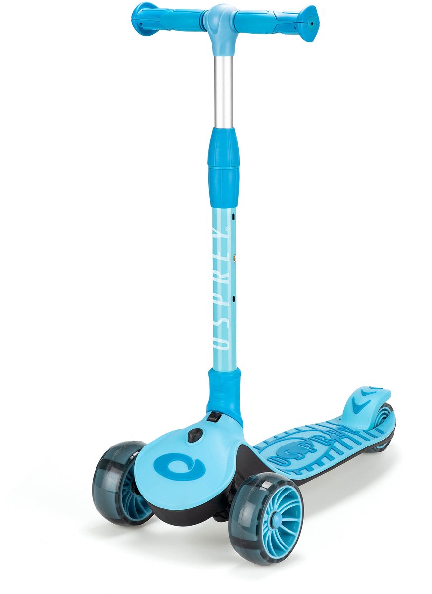 Osprey 3Ride Tri-Scooter – Blauw – Voor Kinderen vanaf 3 Jaar – Verstelbaar Stuur – Easy Fold & Tilt-to-Turn Sturing Step kopen online