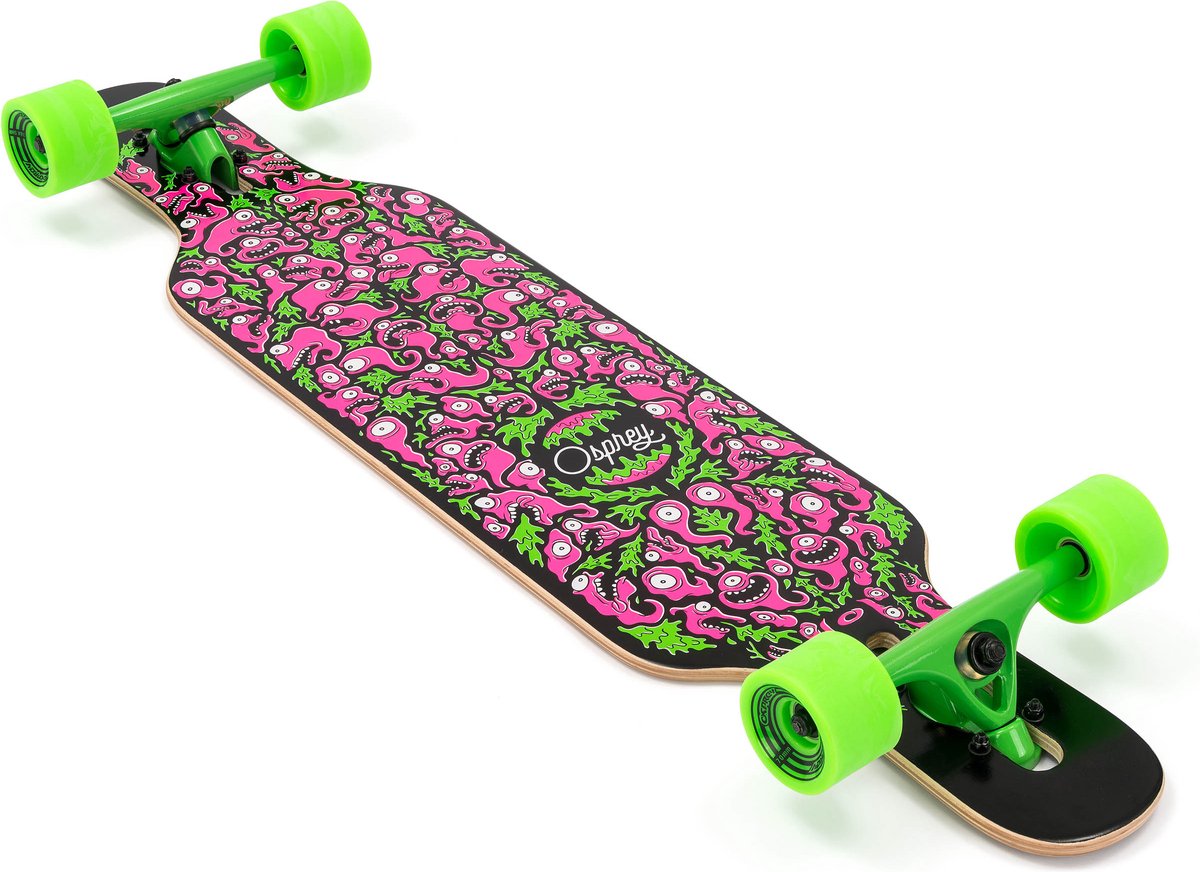 Osprey Character 39" Twin Tip Longboard - Drop-Through Trucks - ABEC 9 Longboard kopen online