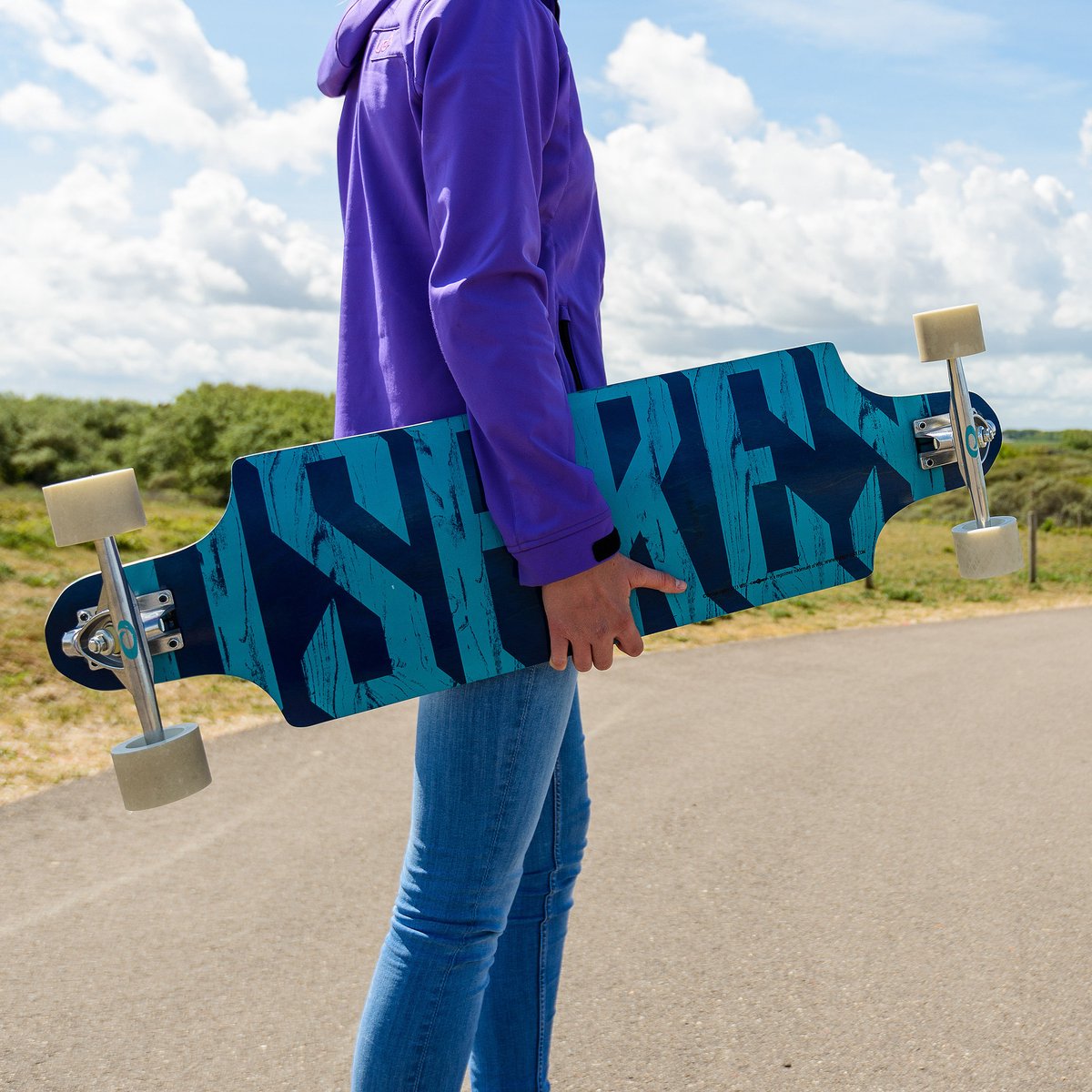 Osprey Text 38" Twin Tip Longboard - ABEC 9 Longboard kopen online
