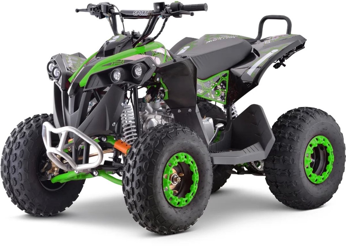 outlaw 125cc quad voor kinderen 4 takt vanaf 12 jaar groen