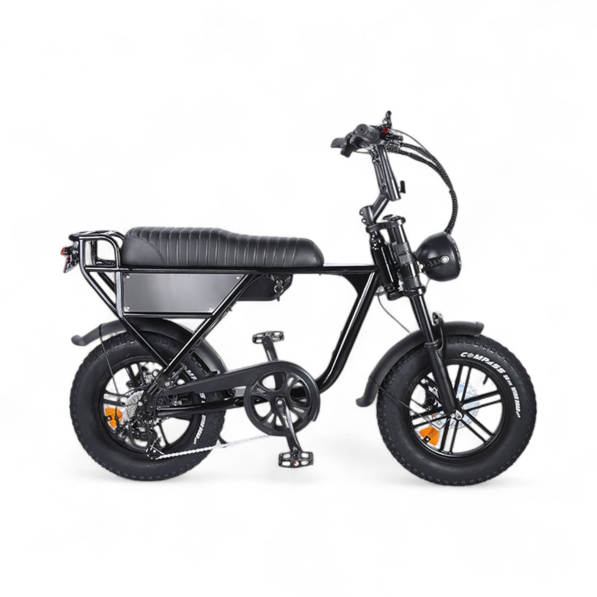 Ouxi C63 Mini Fatbike - Kinderfatbike - Zwart - 16x4 inch - Accu 36V (10.5Ah) - 250W Motor - Shimano 7 Versnellingen - Hydraulische Remmen Fiets (elektrisch) kopen online
