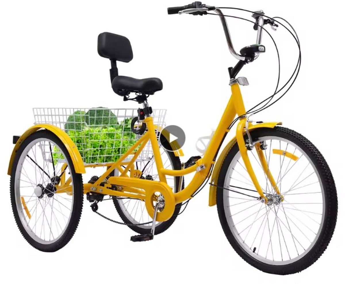 paco goederen 7 speed opvouwbare driewieler voor volwassenen comfortabele zit economisch