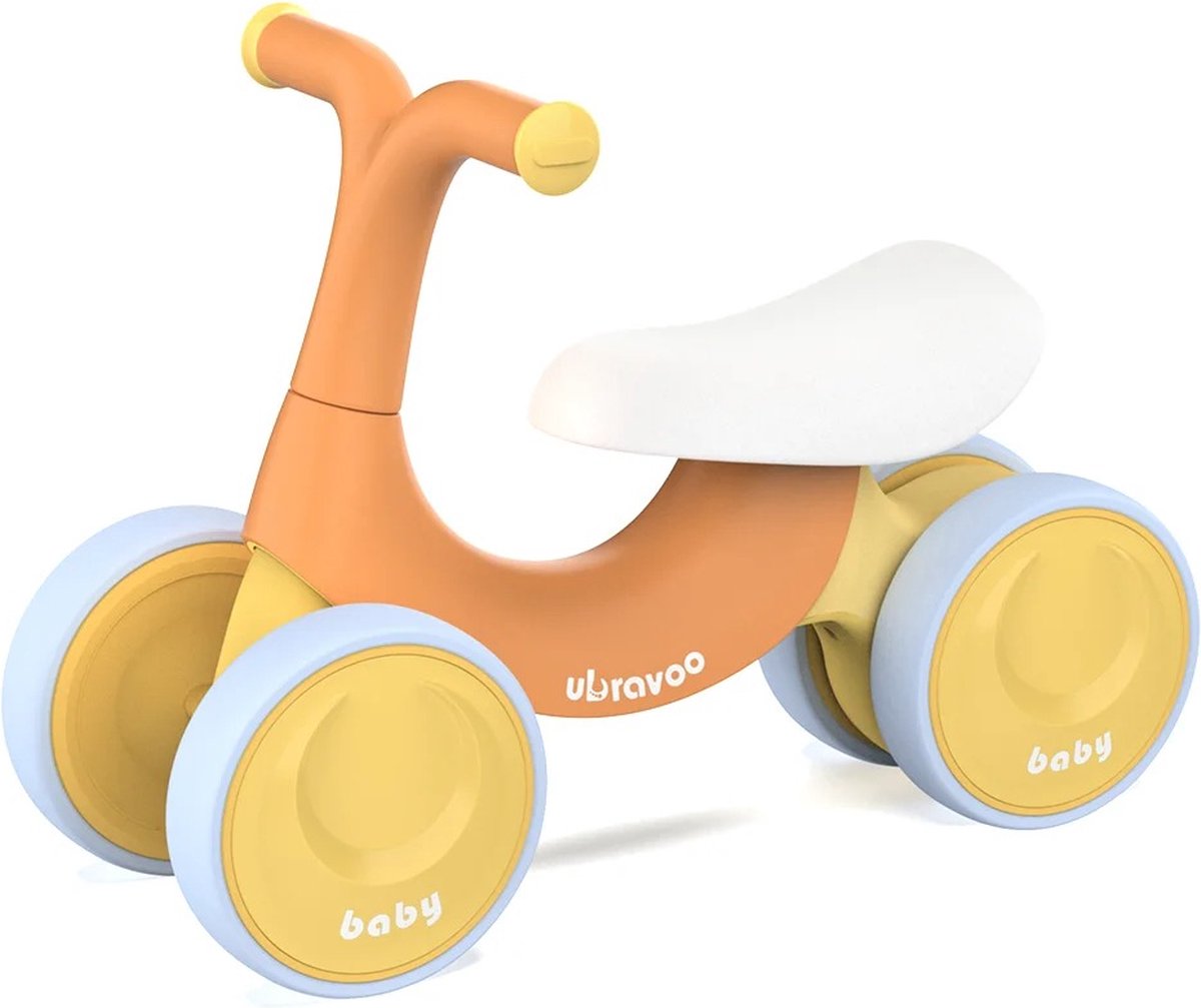 Peuter Loopfiets - 10 tot 36 maanden - Loopfiets - Loopfiets 1 jaar - Loopfiets 2 jaar - Loopfietsen - Max 30Kg - Oranje/Wit Loopfiets kopen online