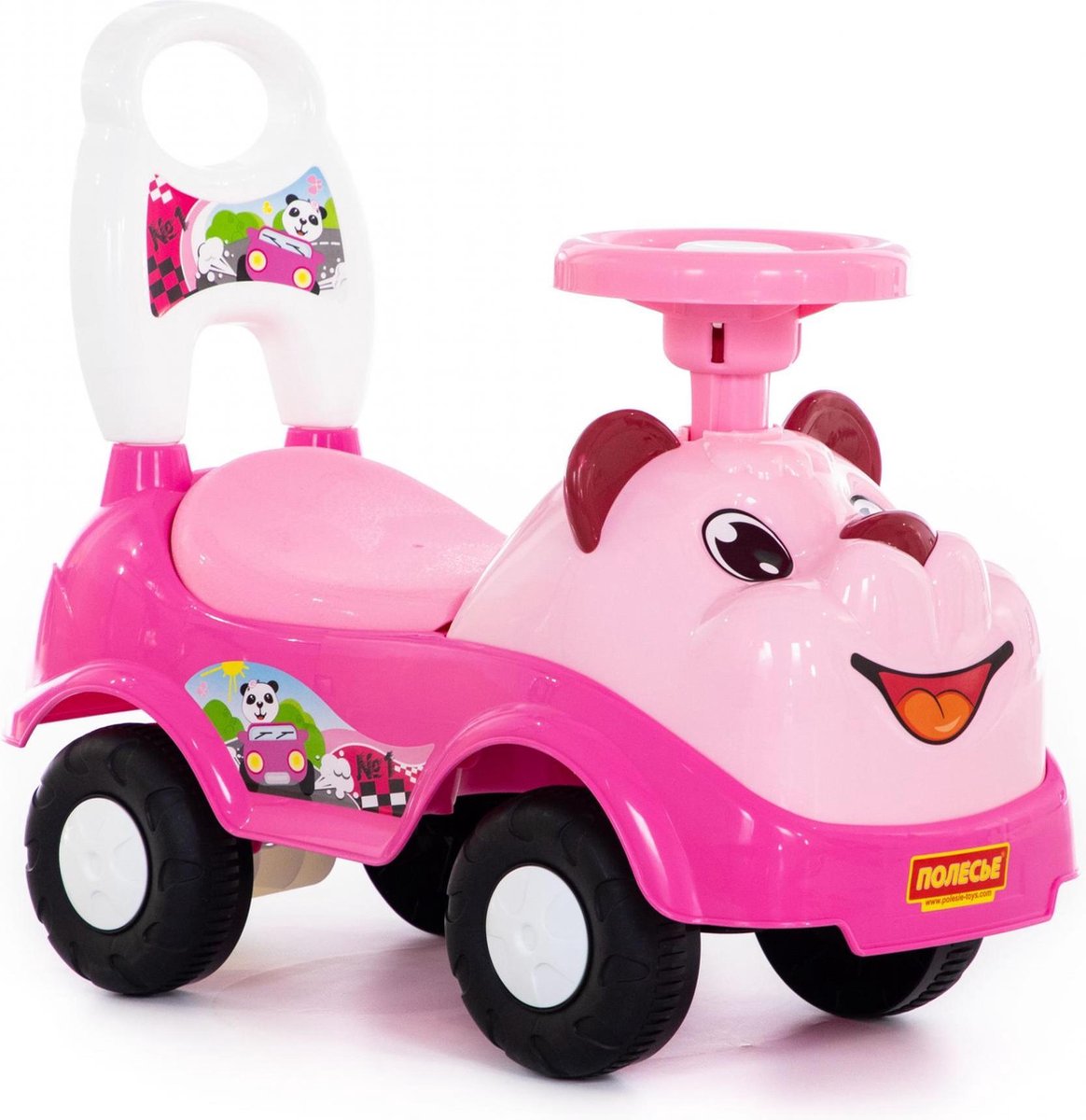 Polesie - Roze Loopauto - Mila ride-on Loopauto kopen online