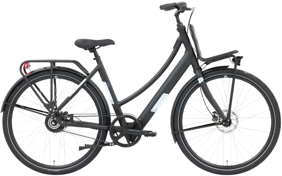 Popal ROYL1 - Elektrische Fiets - Mat Zwart - 28 inch - 47 cm - Belt Drive - Accu 360Wh (36V, 14.5Ah) - 250W Ananda Motor (35Nm) - Hydraulische Remmen Fiets (elektrisch) kopen online