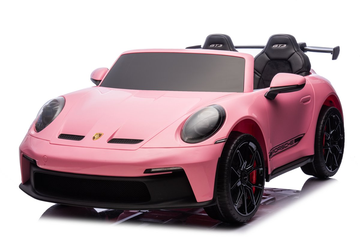 Porsche 911 GT3 - 2 persoons Elektrische Kinderauto 24V - 4x4 - Roze Accuvoertuig kopen online