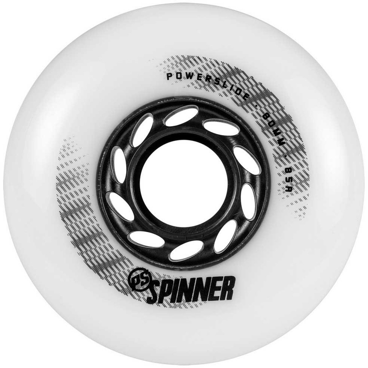 powerslide spinner 4 units wiel wit 72 mm 88a