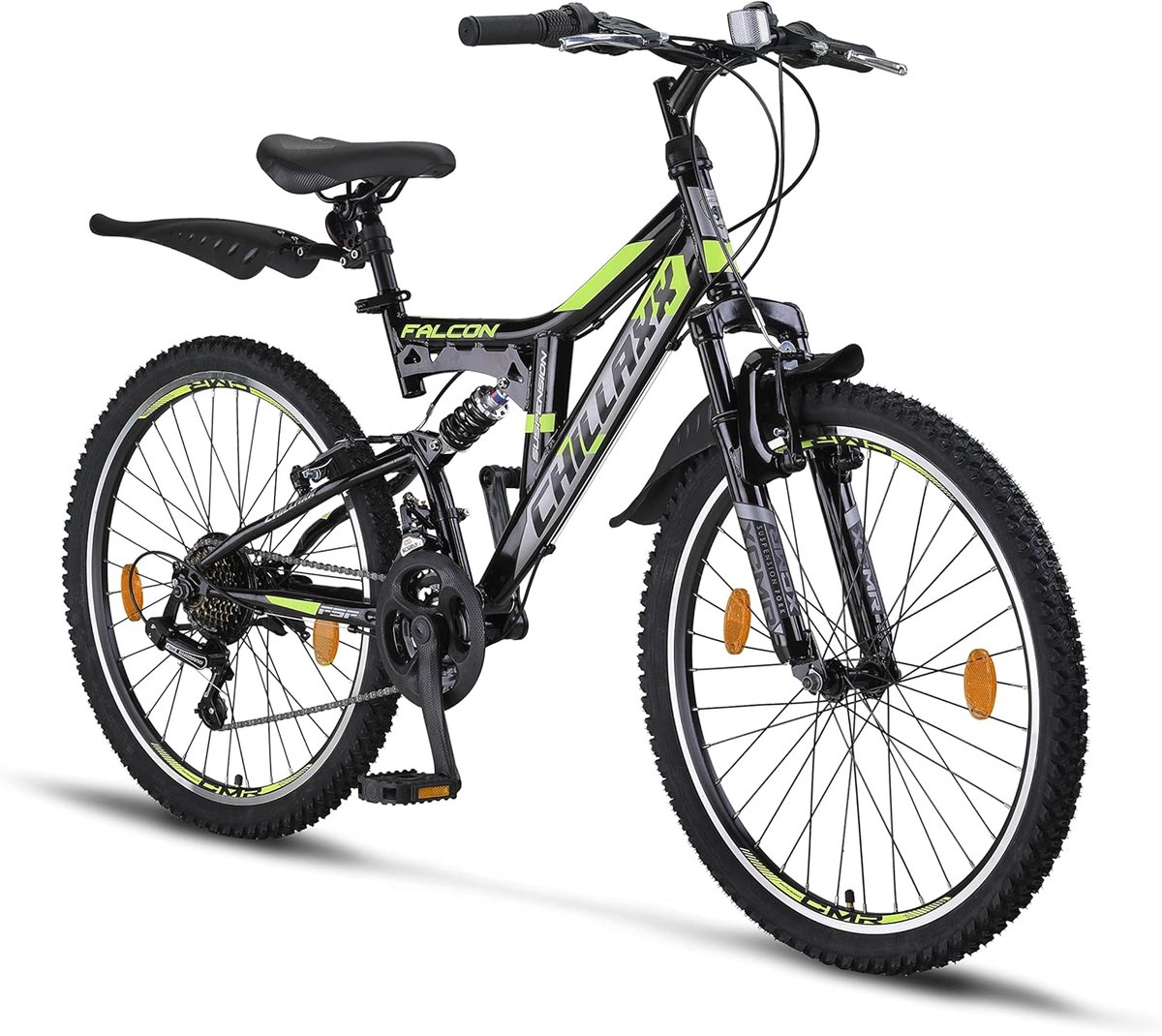 premium mountainbike voor jongens en meisjes 21 versnellingen volledige vering schijfrem en verschillende maatopties
