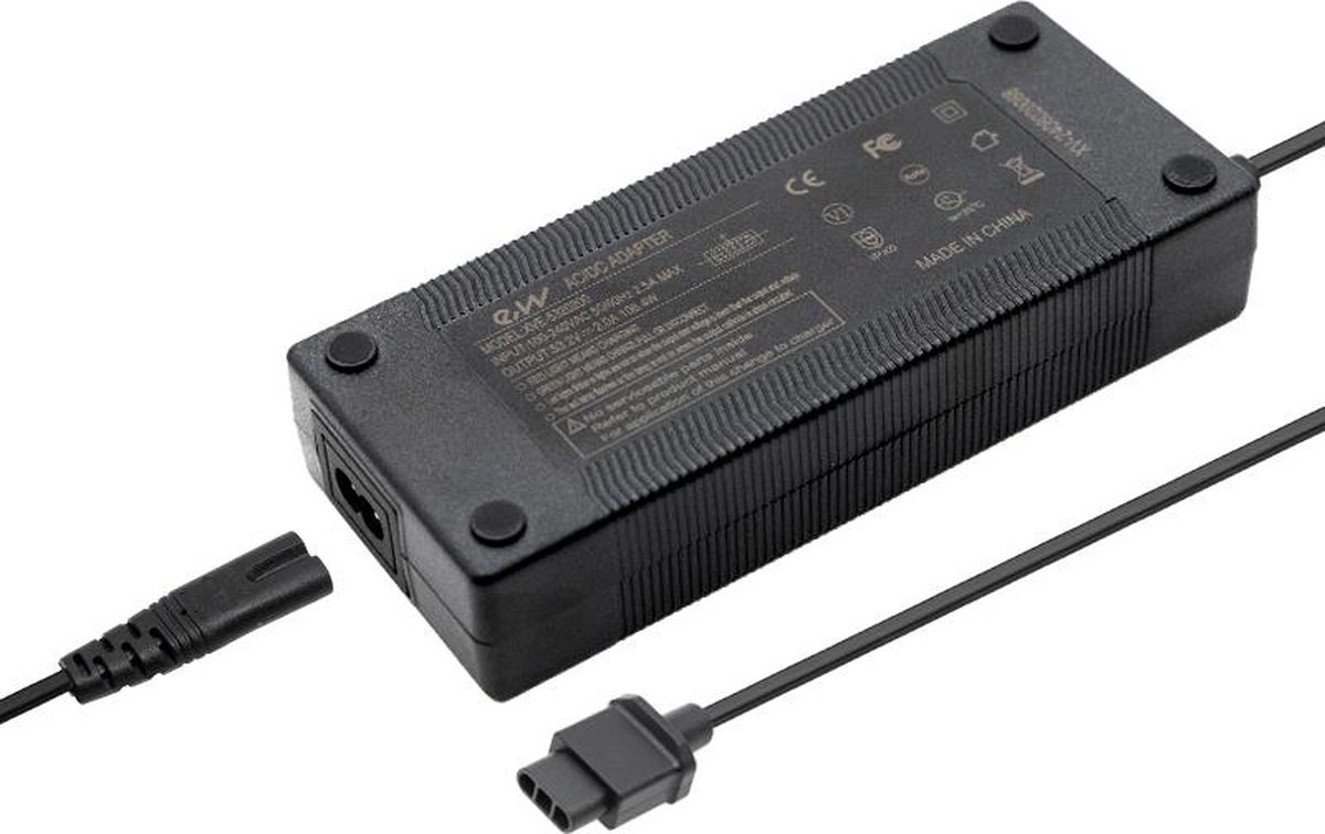 premium oplader 48v 58 8v 2a voor niu elektrische step