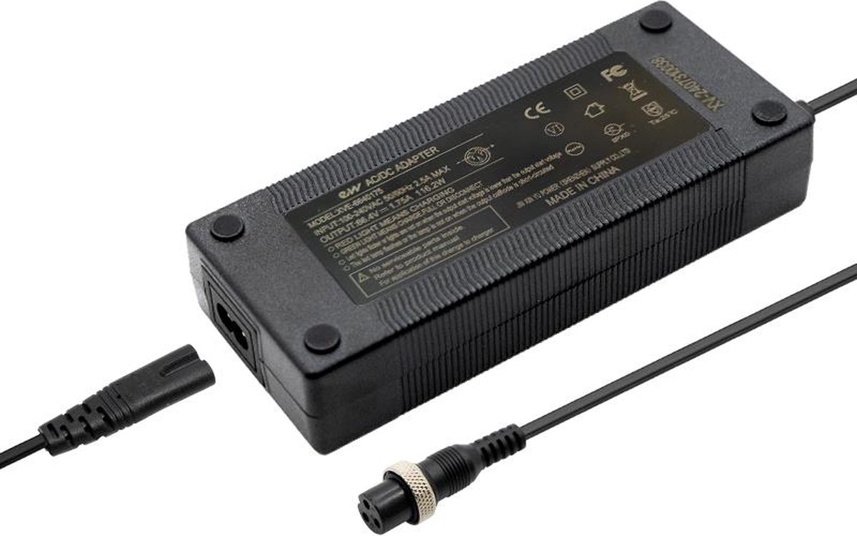Premium oplader 60V (66.4V) 2A voor Elektrische steps Buitenspeelvoertuigaccessoire kopen online
