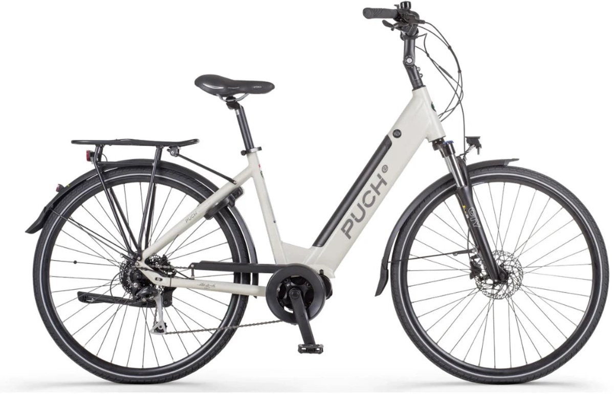 puch e dance extern elektrische fiets silk grijs ananda m80 504wh 14ah 8 versnellingen e bike