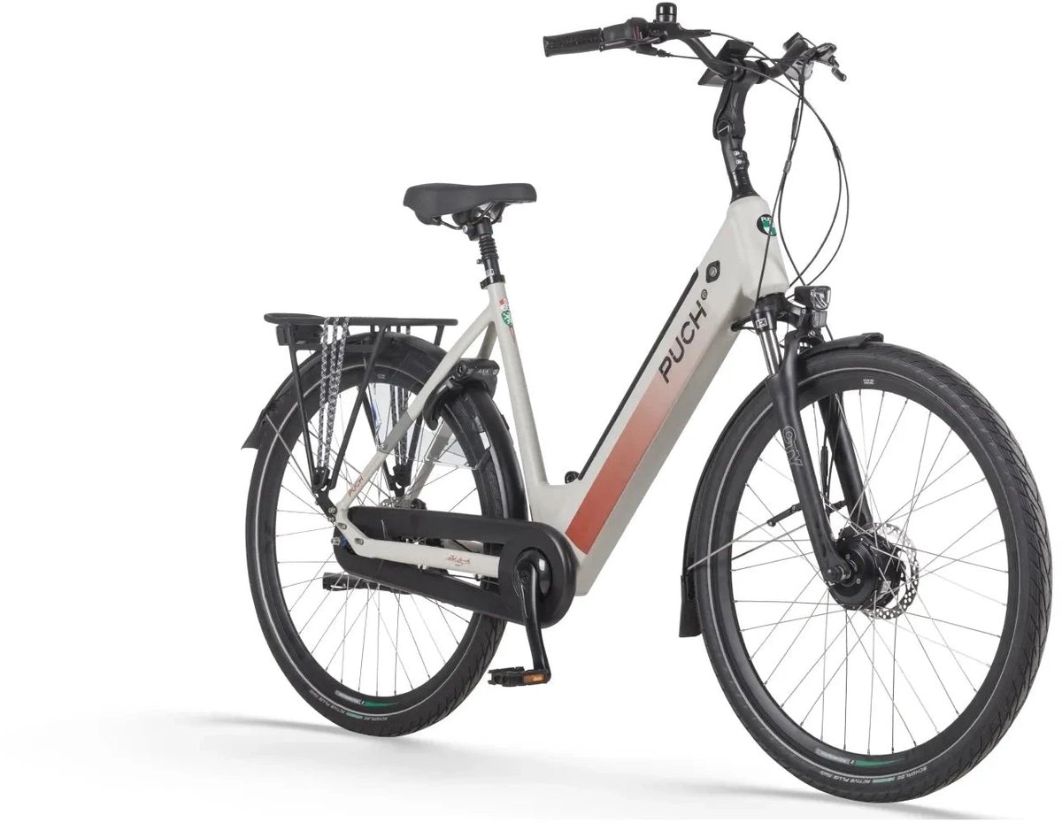 puch e modern basic n7 elektrische fiets damesfiets silk grey e bike