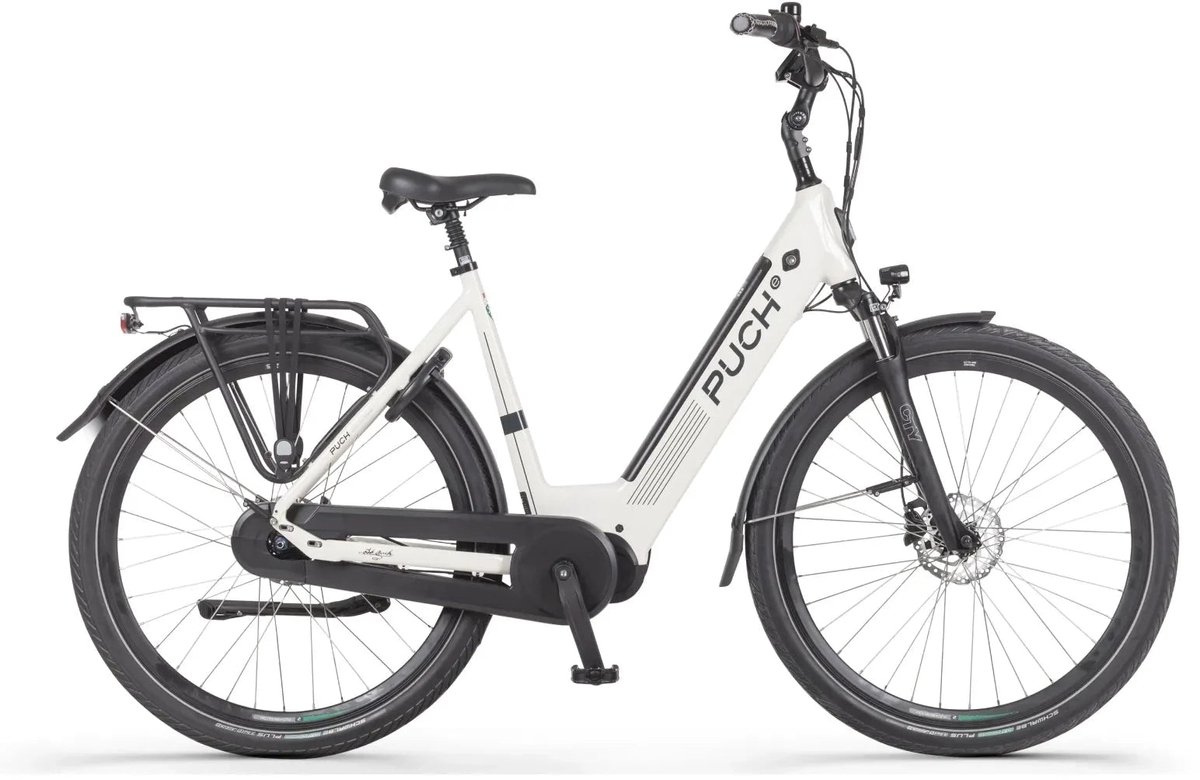 puch e modern elektrische fiets n7 damesfiets cream white e bike