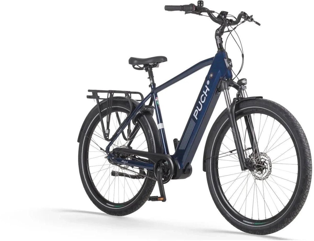 puch e modern suv n7 elektrische fiets diep blauw herenfiets hoge instap e bike