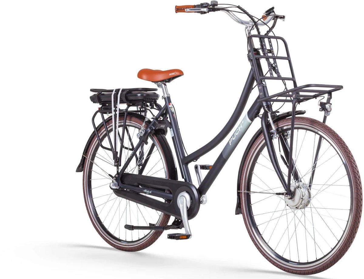 Puch E-Rock N3 Elektrische fiets - Mat Zwart - Damesfiets - 50cm - E-bike Fiets (elektrisch) kopen online