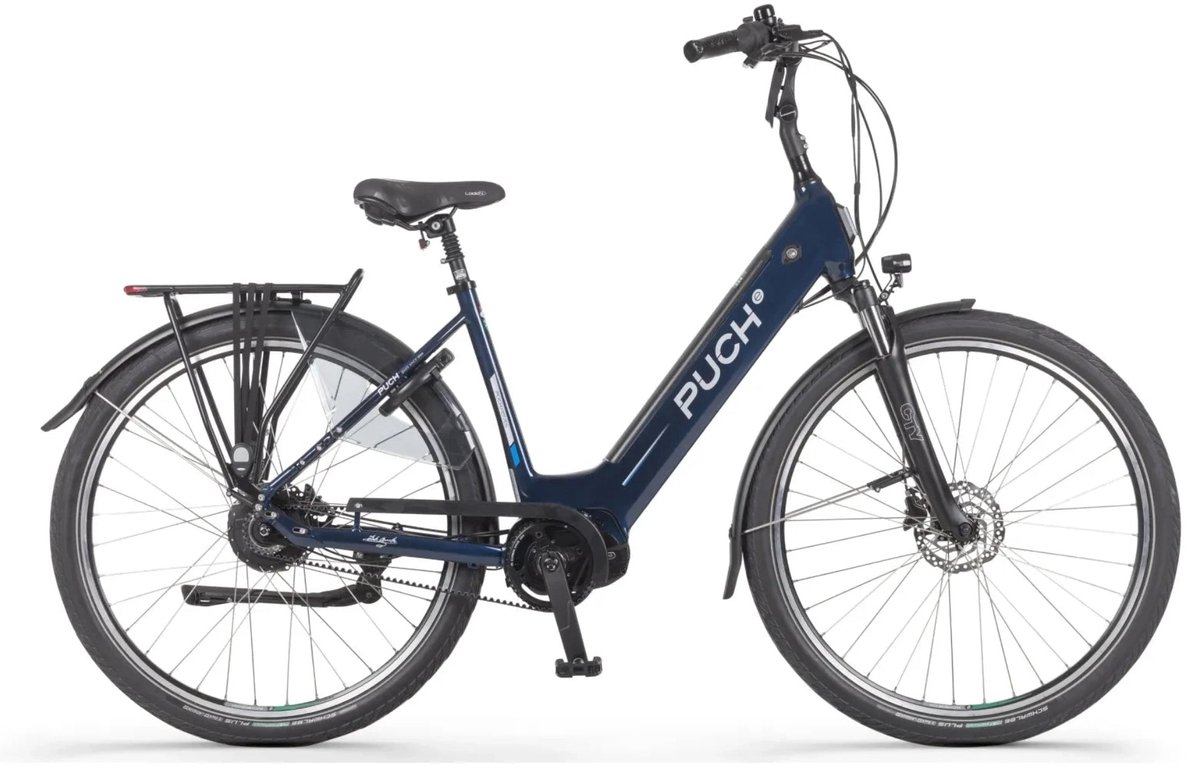 puch e zirkon enviolo belt elektrische fiets 49 cm damesfiets diep blauw e bike