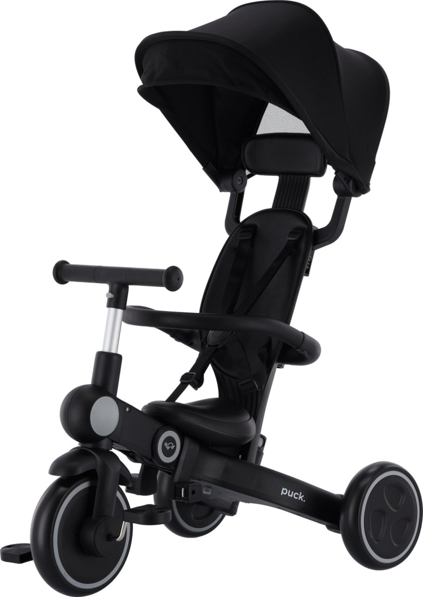 Puck Multifunctionele Driewieler - Zwart Driewieler kopen online