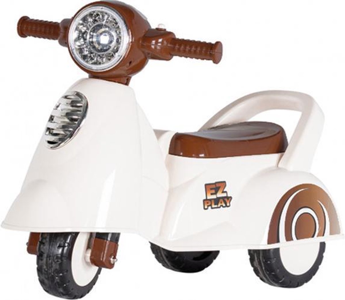 Puck Retro Loopscooter - Cream Loopmotor kopen online