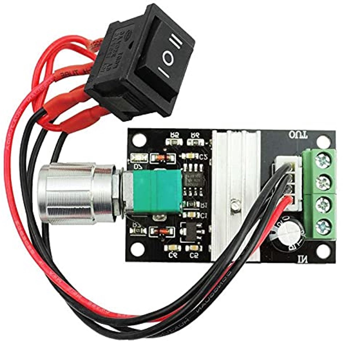 pwm dc motor snelheidsregeling 6v 12v 24v 28v 3a 80w