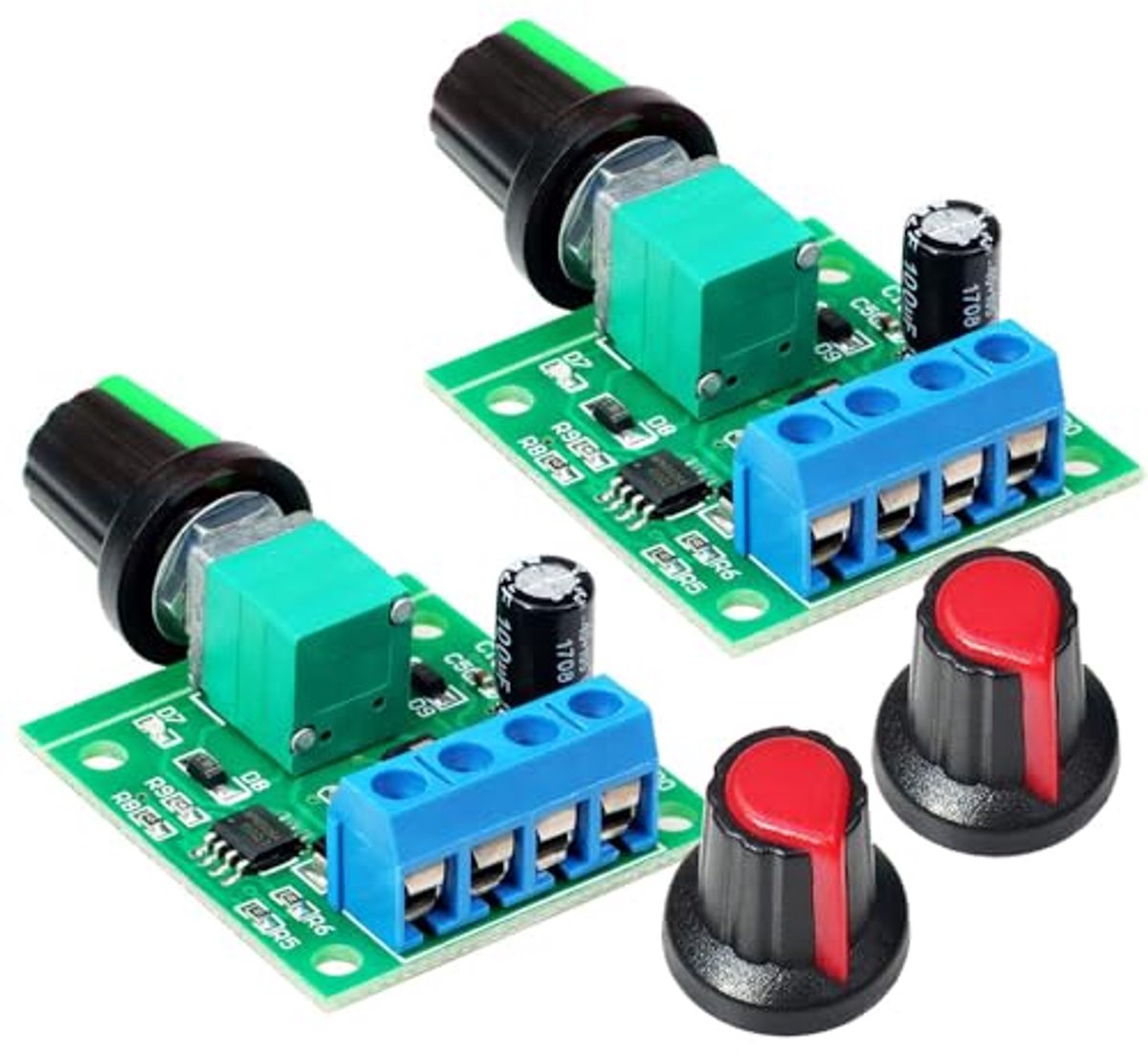 PWM Laagspanning Motorsnelheidsregelaar DC 1.8V-12V met Verstelbare Snelheid 2A Loopmotor kopen online