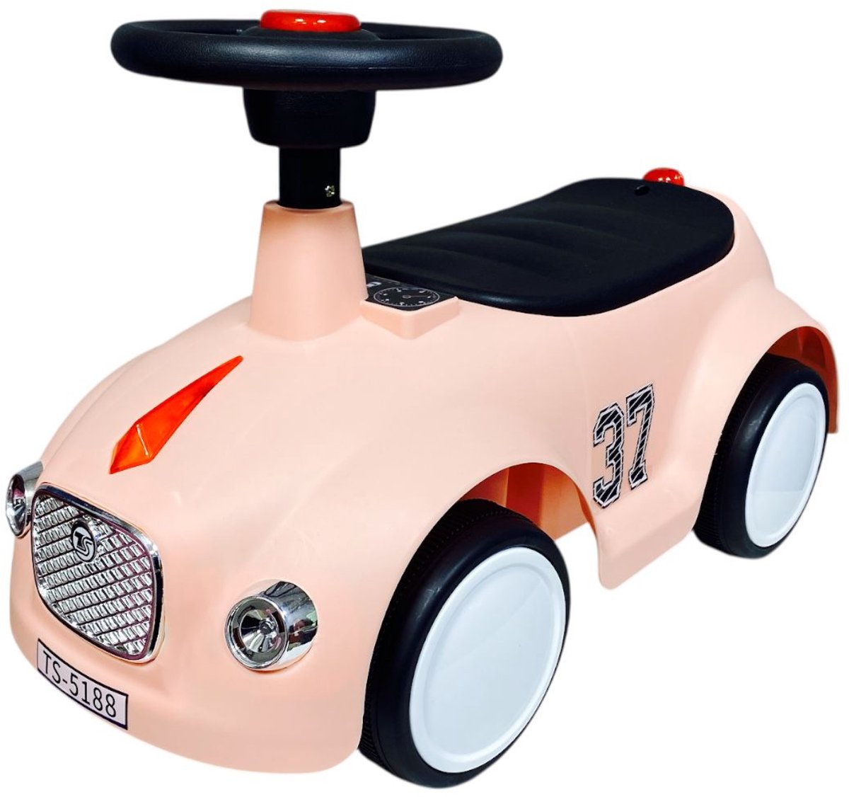 Q-Toys Loopauto met toeter - Licht en Geluid - 60 cm Loopauto kopen online