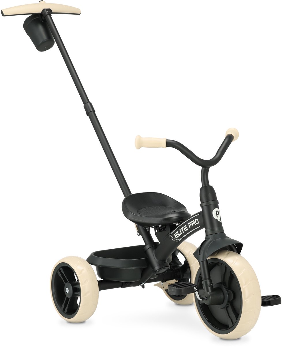 Qplay Elite Pro Driewieler - Loopfiets - Zwart Driewieler kopen online