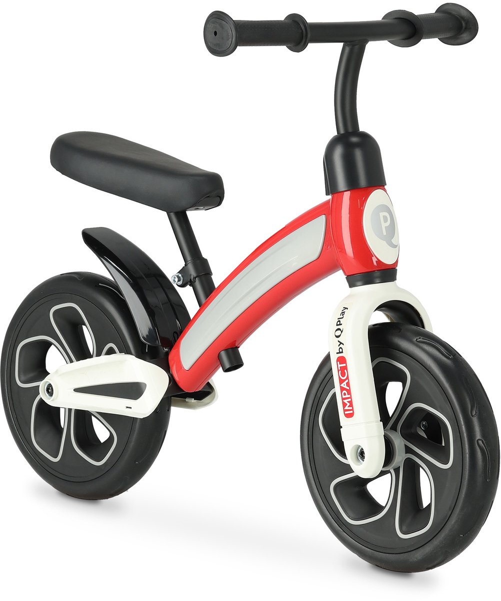 Qplay Impact Loopfiets 10 inch - Kinderfiets - Rood Loopfiets kopen online