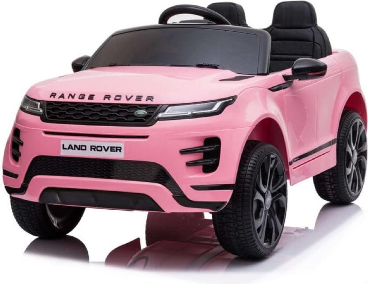 Range Rover Evoque elektrische kinderauto Accu Auto met Bluetooth en afstandsbediening - Roze Accuvoertuig kopen online