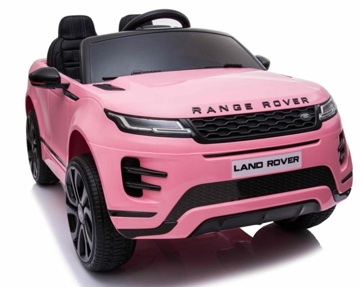 range rover evoque roze 1 persoons incl bluetooth en fm radio softstart elektrische kinderauto inclusief afstandsbediening gratis verzending kiddocars