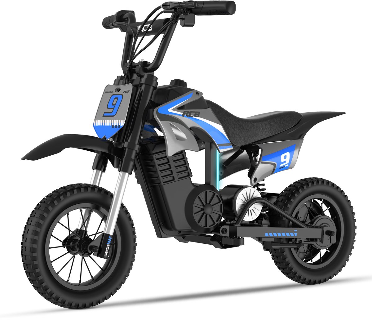 RCB 36V Elektrische Kindermotor (4-8 jaar) - Cross Bike Off-road met 3 Versnellingen (10/15/25 km/u) - Accuvoertuig - Blauw Accuvoertuig kopen online