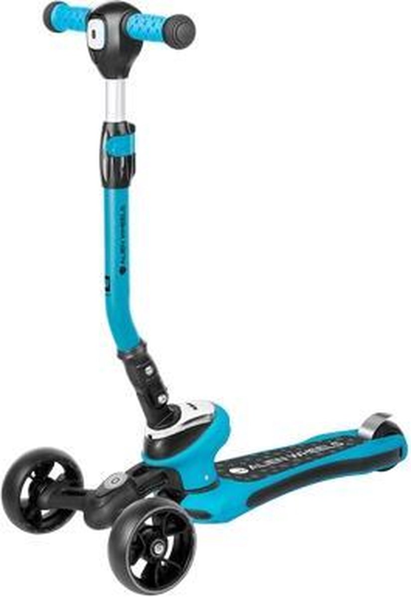 Rebel ZAB0122B - Driewielige kids step ‘Alien Wheels’, vanaf 3 jaar, blauw Step kopen online