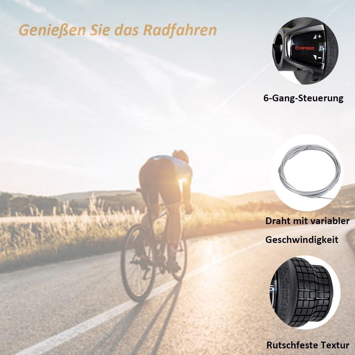 rechter versnellingshendel voor mountainbike 6 en 7 versnellingen derailleur gear