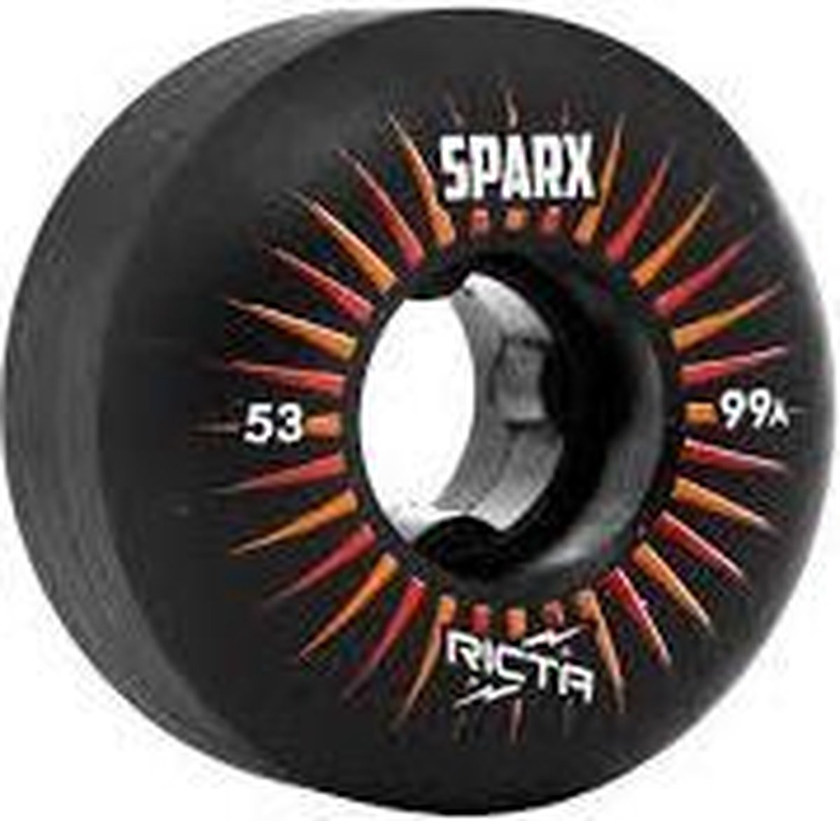 Ricta wheels Sparx 53mm Black Skateonderdeel kopen online