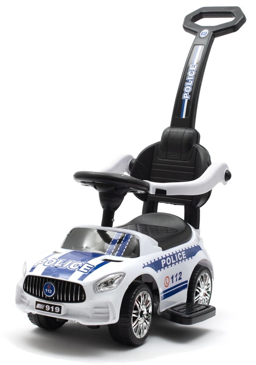 Ride-on politie loopauto met duwstand- looptrainer Loopauto kopen online