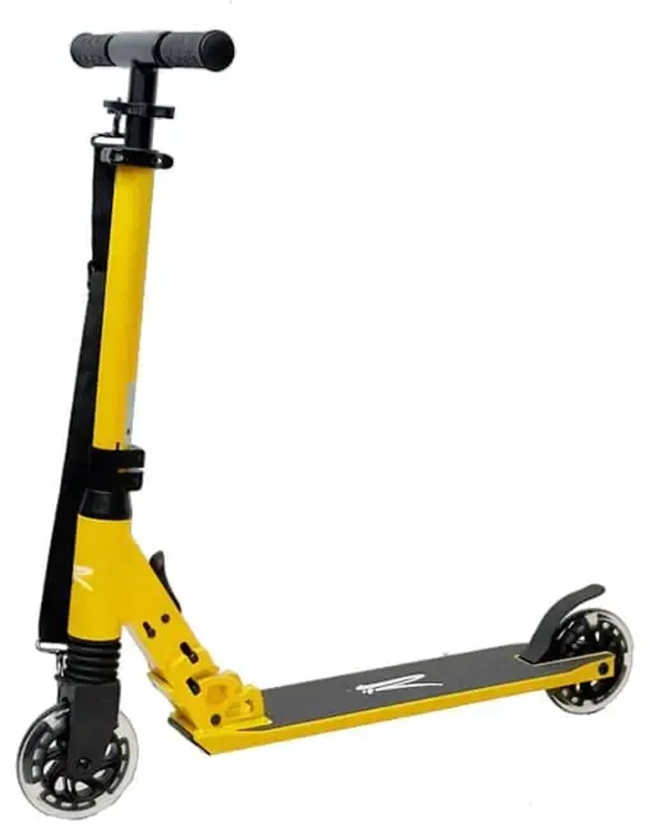 rideoo 120 city scooter step led geel