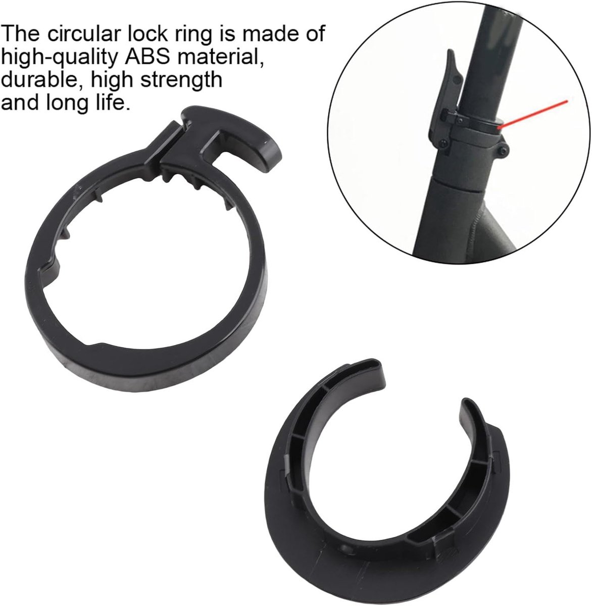 ring fold clip abs ronde limiet vouwen borgring accessoires g30 scooter eenvoudige installatie