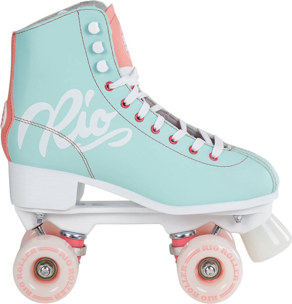 Rio Roller - Script - rolschaatsen, teal/coral, maat 38 Rolschaatsen kopen online