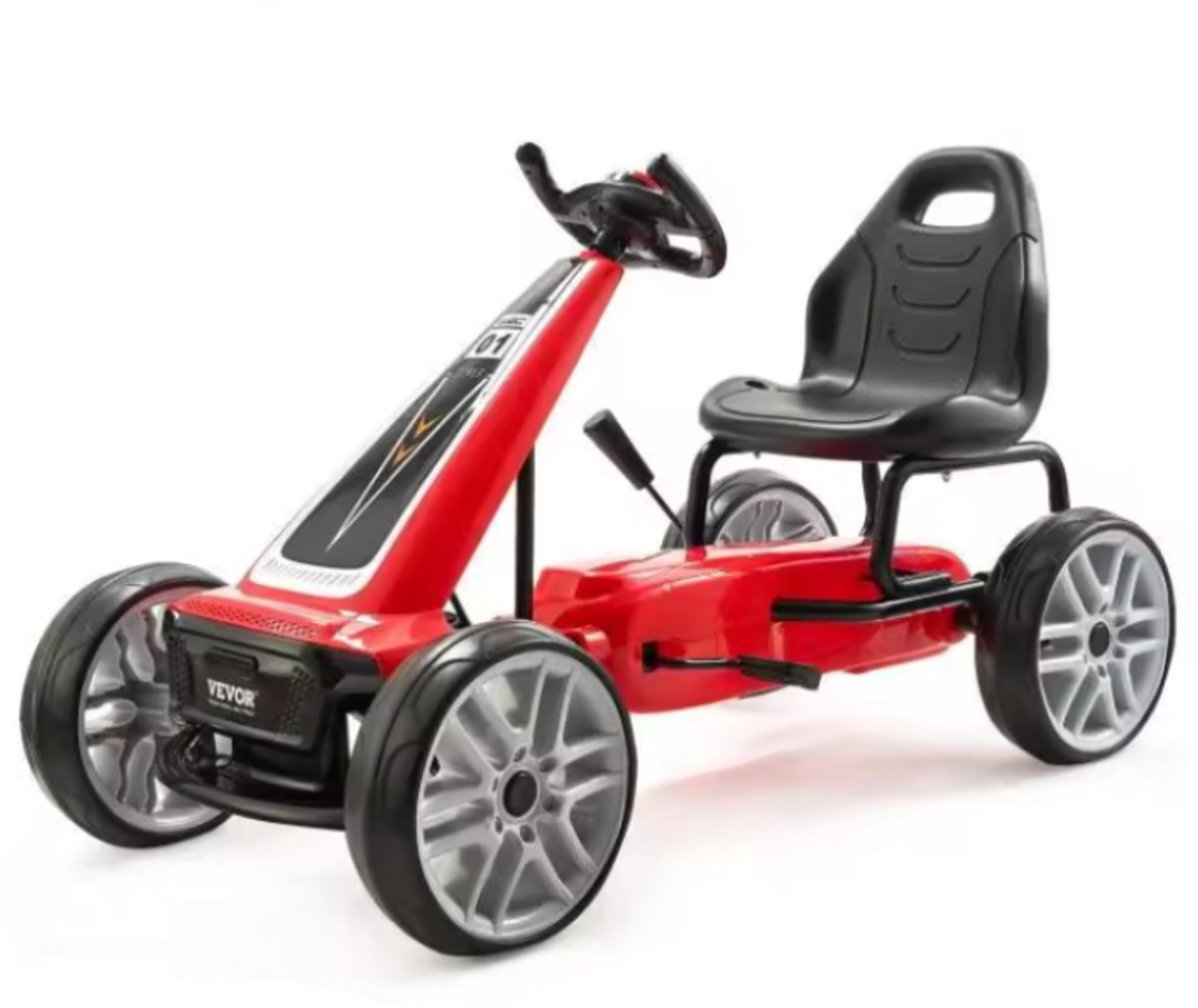 RM Store® - Skelter - GoKart - Racer Car - Verstelbare Stoel - Met Handrem - Voor Kinderen - Outdoor - Rood - 52 x 100 x 61.5 cm. Skelter kopen online