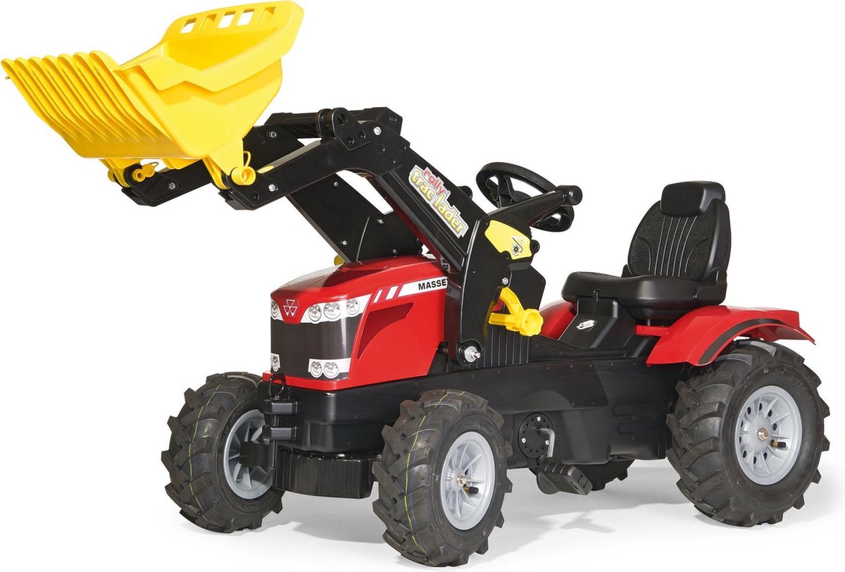Rolly Toys 611140 RollyFarmtrac MF8650 Tractor met Lader en Luchtbanden Traptractor kopen online